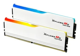 G.Skill Ripjaws M5 Neo RGB 32GB (2x16GB) 6000MHz bílá / Operační paměť / DDR5 / PC5-48000 / CL36 / 1.35V / AMD EXPO (F5-6000J3636F16GX2-RM5NRW)