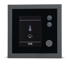 EOS EmoTec H, řídící jednotka pro suchou i vlhkou saunu, antracit / černá CFSEOS7257L