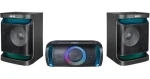 AKAI MX5 černá / Reprosystém / 200W RMS / Bluetooth 5.3 / Bezdrátový subwoofer / FM rádio / USB (100002143390)