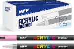 Akrylový popisovač 4 mm - růžový