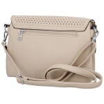 Trendy dámská koženková crossbody kabelka Kasandra, béžová