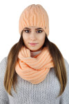 Kamea Hat&Scarf Peach OS