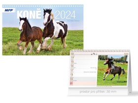 Stolní kalendář 2024 Koně