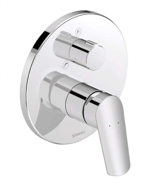 DURAVIT - DuraStyle Basic Baterie pod omítku, pro 2 spotřebiče, chrom N15210012010