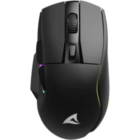 Sharkoon SKILLER SGM50W černá / bezdrátová herní myš / 4000 dpi / USB / optická / nabíjecí stanice / 6 tlačítek (4044951040230)