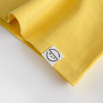 Tričko s krátkým rukávem a nápisem- žluté - 134 YELLOW