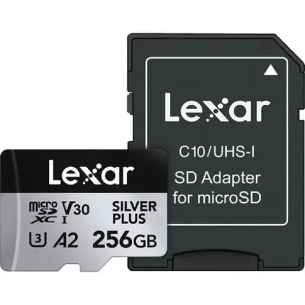 Lexar Professional SILVER PLUS microSDXC 256GB / čtení: 205MBps / zápis: 150MBps / UHS-I / V30 (LMSSIPL256G-BNANG)