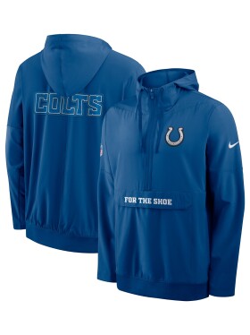 Nike Pánská bunda Indianapolis Colts NFL 2026 Rivalries Sideline Half-Zip Anorak Velikost: 2XL
