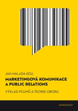 Marketingová komunikace public relations Jan Halada e-kniha