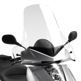 D219St čiré plexi Honda Pantheon 125-150 (03-08), vxš630x725 mm, s ochranou rukou