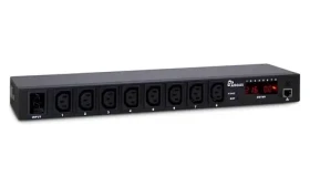 Inter-Tech Argus SW-0816 černá / Napájecí lišta / 19" rack / 8x IEC C13 / 16A / LCD displej (88887284)