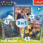 Trefl Puzzle Encanto: Postavy/3v1 (20,36,50 dílků)