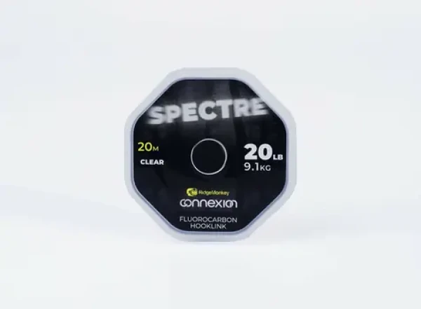 RidgeMonkey Fluorocarbon Connexion Spectre Fluorocarbon Hooklink 20m 20lb (RMT328)