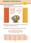 Matematika pro ročník základní školy RVP,