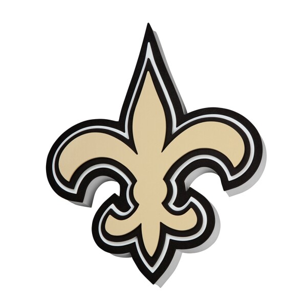 Cedule New Orleans Saints NFL 3D Foam Logo
