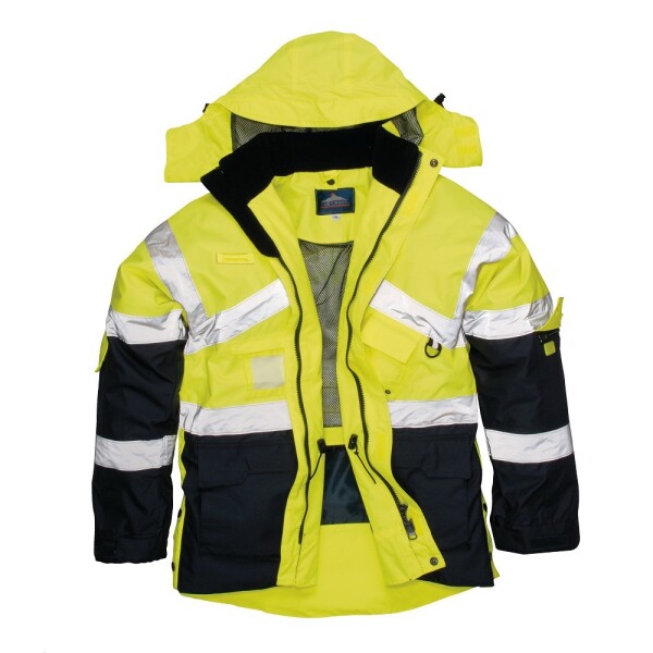 Portwest Bunda Hi-Vis S760 reflexní prodyšná žlutá/navy L žlutá-navy