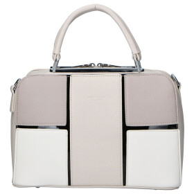 Elegantní dámská kabelka do ruky Sigma, krémová