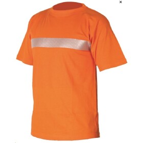 Triko XAVER H17256 s reflexními prvky oranžové L oranžové