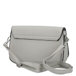 Stylová dámská koženková crossbody kabelka Gizela, šedá