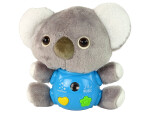 Mamido Plyšová koala s projektorem šedá