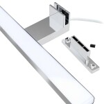 Mereo Led koupelnové osvětlení nad zrcadlo, stříbrné, 60 cm, 12 W, 780lm, 4000K, IP44, 230V CN700G60
