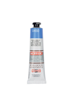 Akrylová barva Koh-i-Noor 40 ml - modrozelená 0450