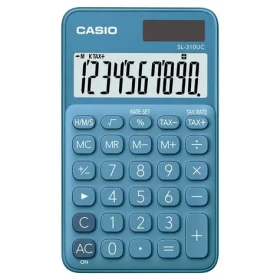 CASIO SL 310 UC BU modrá / Kalkulačka / desetimístná / duální napájení (SL 310 UC BU)