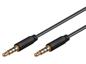 PremiumCord Jack 3,5 mm 4pin M/M / Audio kabel / 0,5 m (kjack4mm05)