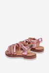 Dětské sandály s popruhy Růžove Isla 25
