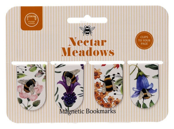 Záložky do knihy magnetické 4ks - Včela