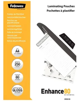 Fellowes Capture / Laminovací fólie / A4 / 80 mic / lesklá / 250 ks (5312903)