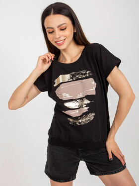 Dámské tričko RV BZ 8953.41P černé - FPrice L/XL