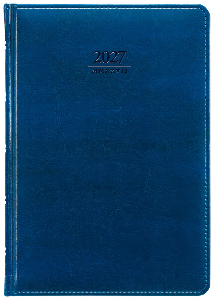Týdenní diář 2027 Graspo A5 Atlas modrý