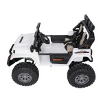 Mamido Elektrické autíčko Extreme Sport 4x4 s proměnlivou velikostí bílé