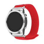 FIXED Nylonový řemínek Nylon Sporty Strap pro Garmin QuickFit 26mm červený (FIXNST2-QF26MM-RD)