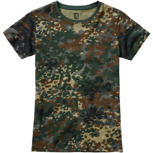 Brandit Tričko dámské Ladies T-Shirt flecktarn XS