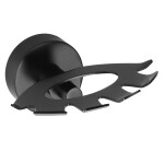 SAPHO - X-ROUND BLACK držák kartáčků, černá mat XR901B