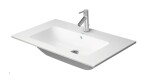 DURAVIT - ME by Starck Umyvadlo 83x49 cm, s přepadem, otvor pro baterii, DuraShield, bílá 233683AA00