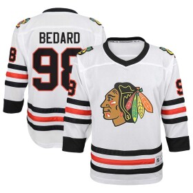 Fanatics Dětský dres Connor Bedard #98 Chicago Blackhawks NHL Breakaway Away Velikost: L/XL