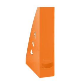 Stojan na časopisy Office Products, A4/70 mm - oranžový