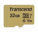TRANSCEND MicroSDHC karta 32GB 500S, UHS-I U3 V30 + adaptér EDF_325960