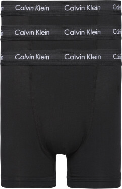 Pánské trenky Pack Trunks Cotton Stretch 0000U2662GXWB černá/tmavě modrá/modrá Calvin Klein
