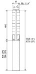 Ponorné čerpadlo EVAK V4S-3M25, 230V, 1.5kW, 2m kabelu