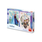 Puzzle 2x77 Frozen Anna Elsa