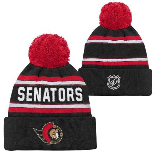 Outerstuff Dětská zimní čepice Ottawa Senators NHL 3Rd Jersey Jacquard Cuff Pom