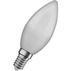 OSRAM 4058075819610 LED Energetická třída (EEK2021) F (A - G) E14 svíčkový tvar 4.9 W = 40 W studená bílá (Ø x d) 37 mm x 108 mm 4 ks