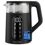 ProfiCook WK 1328 / Rychlovarná konvice / 1,7 l / sklo / regulace teploty 40–100 °C / dotykový displej (501328)