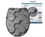 Schütte GREY HEXAGONS| Duroplast, Soft Close 4008431823928