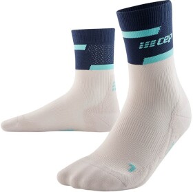 CEP 4.0 W blue/off white - CEP dámské běžecké kompresní vysoké ponožky 4.0 - blue/off white Velikost: IV (Vel. chodidla 40-43)
