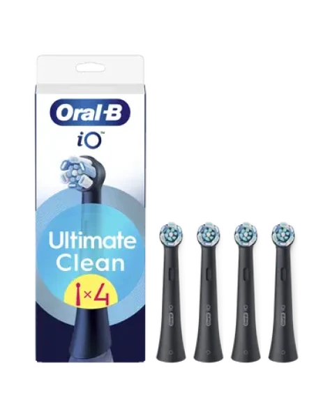 Oral-B iO Ultimate Clean černá 4 ks / Náhradní hlavice / pro Oral-B iO (iO refill UltimateClean Black 4)